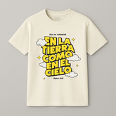 Camiseta “En la tierra como en el cielo”