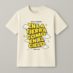 Camiseta “En la tierra como en el cielo”