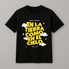 Camiseta “En la tierra como en el cielo”