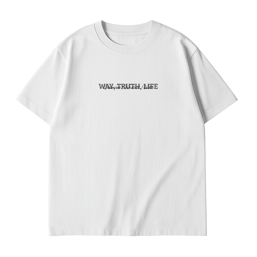 Camiseta Oversize “Camino • Verdad • Vida”