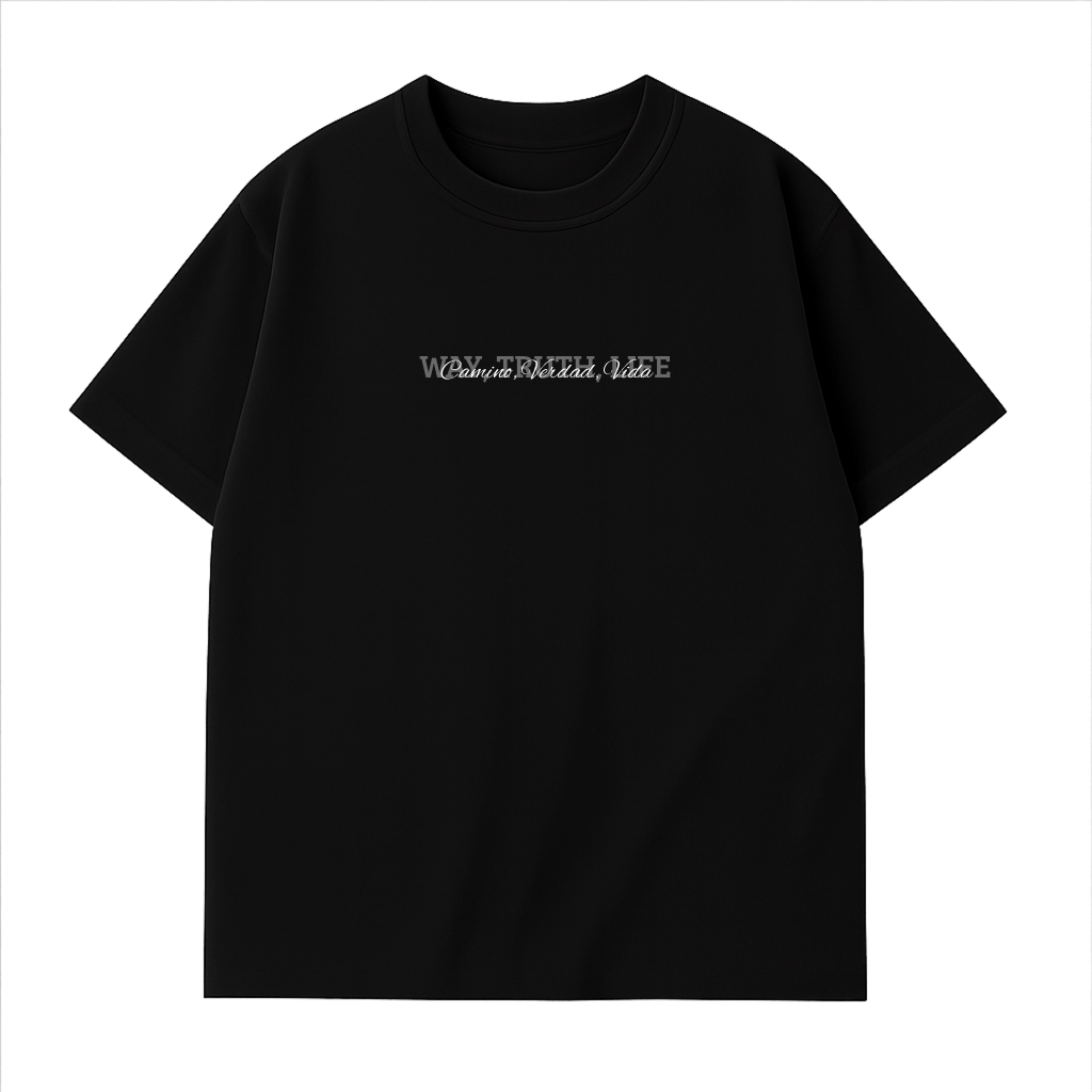 Camiseta Oversize “Camino • Verdad • Vida”
