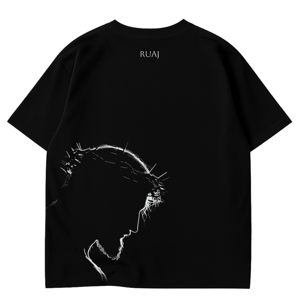 Camiseta Oversize Negra – “Hijo/Hija del Rey”