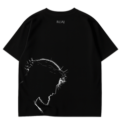 Camiseta Oversize Negra – “Hijo/Hija del Rey”